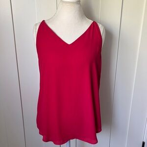 LOFT Vibrant Red Camisole Top